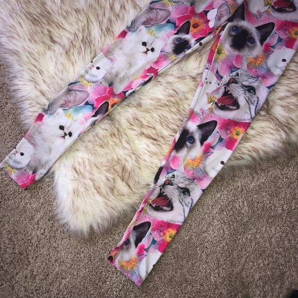 Cat print Leggings - Picture 4 of 5